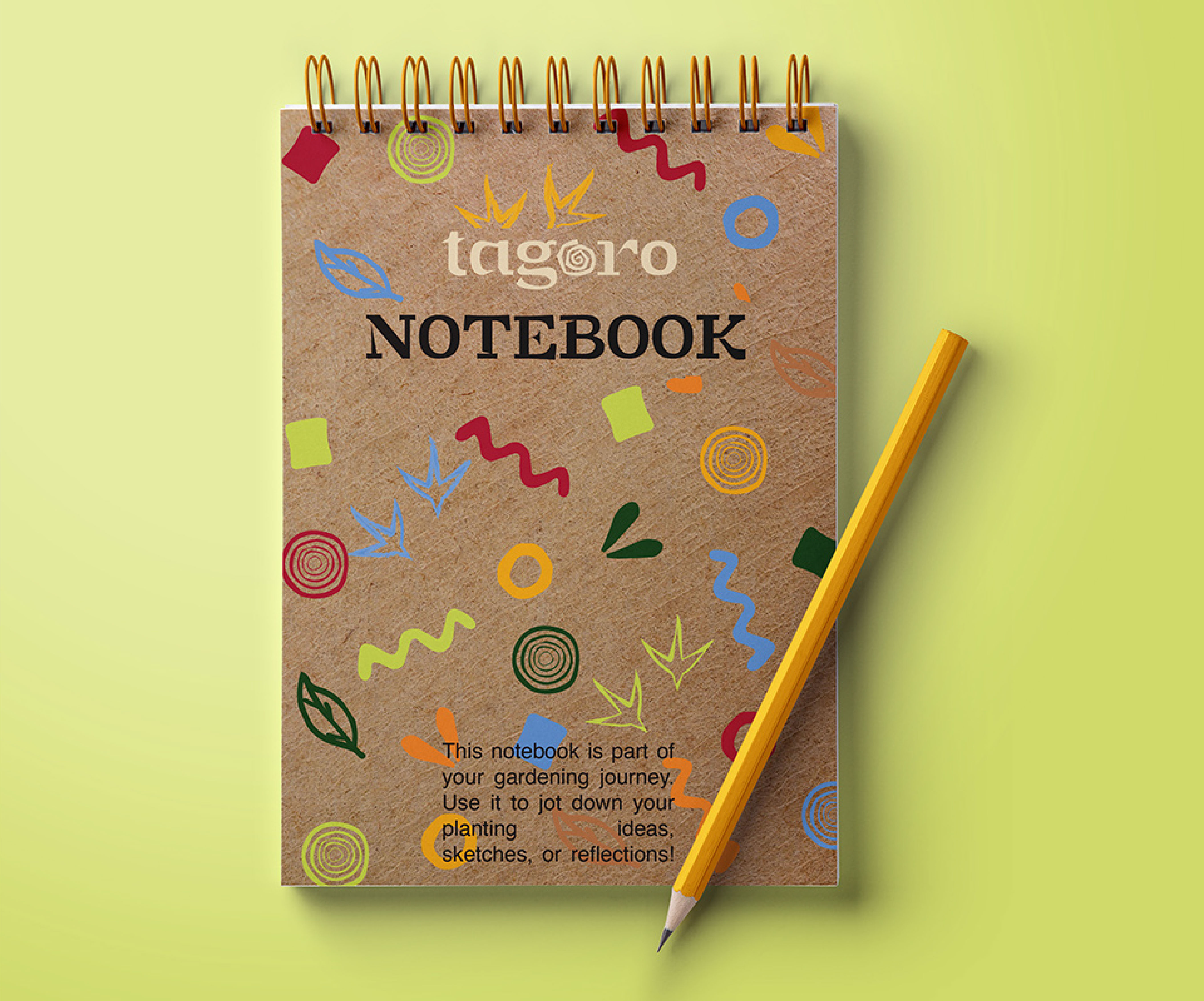 notebook mockup